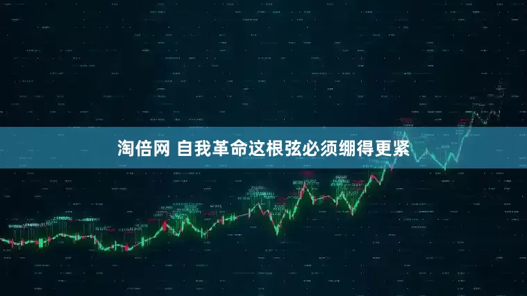 淘倍网 自我革命这根弦必须绷得更紧