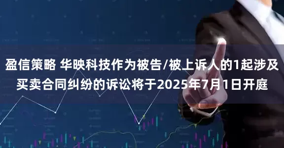 盈信策略 华映科技作为被告/被上诉人的1起涉及买卖合同纠纷的诉讼将于2025年7月1日开庭